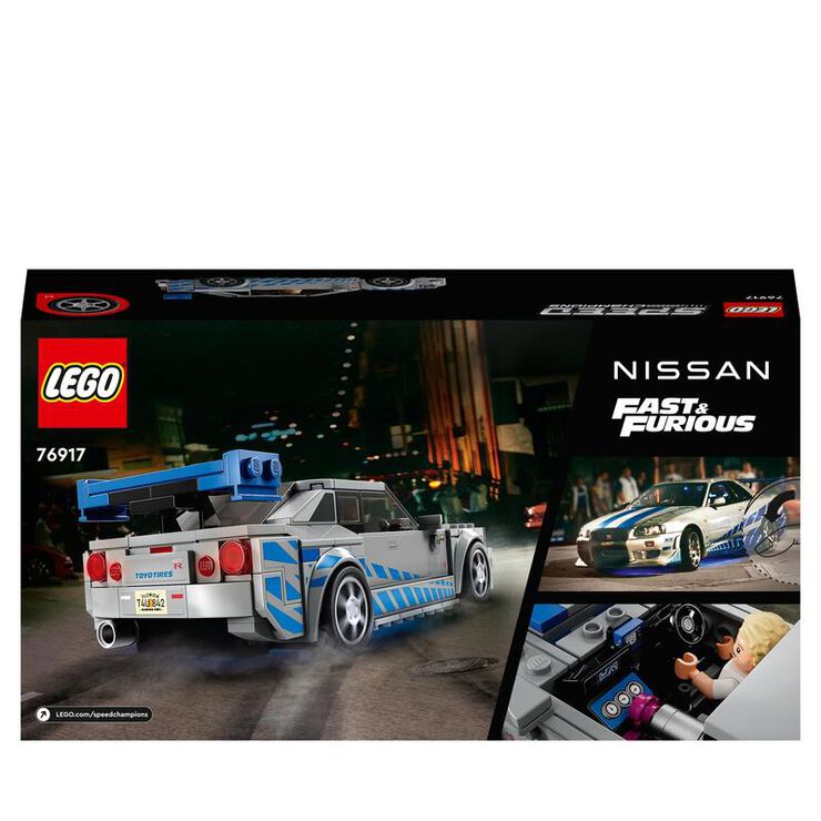 LEGO® Speed Champions Nissan Skyline GT-R (R34) de 2 Fast 2 Furious 76917