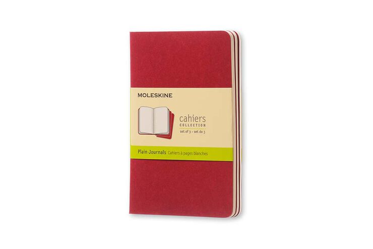 Pack 3 Llibretes Moleskine L Vermell Llis