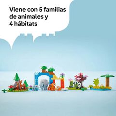 LEGO® DUPLO Town Famílies de la Fauna Salvatge “3 en 1” 10446