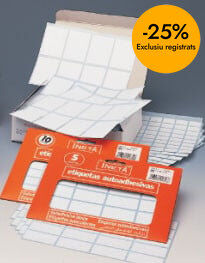 Etiquetes adhesives Ineta 25x40cm