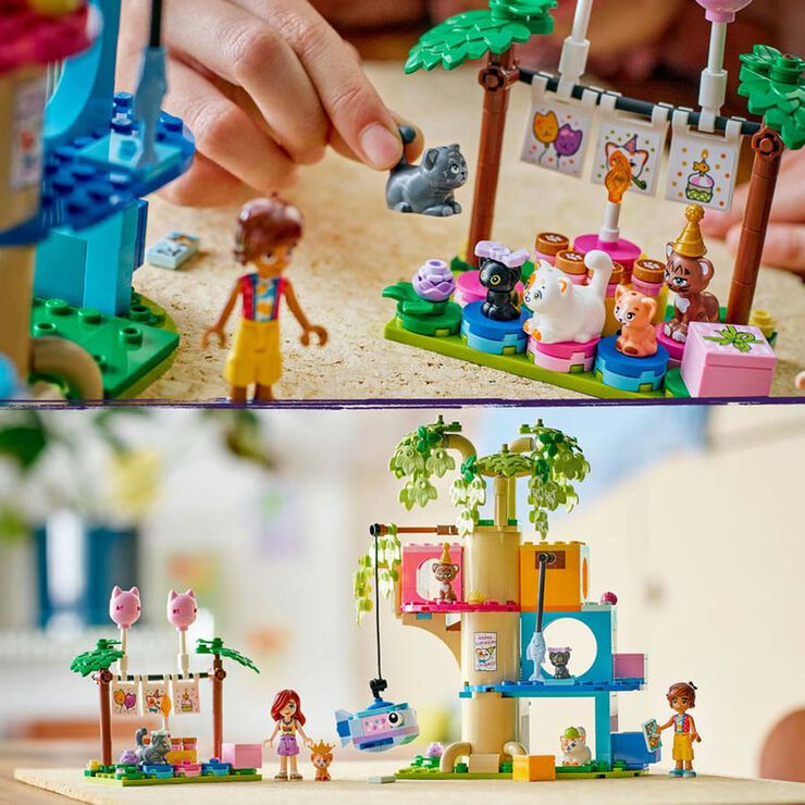 LEGO® Friends Fiesta de Cumpleaños y Casa del Árbol Felina 42666