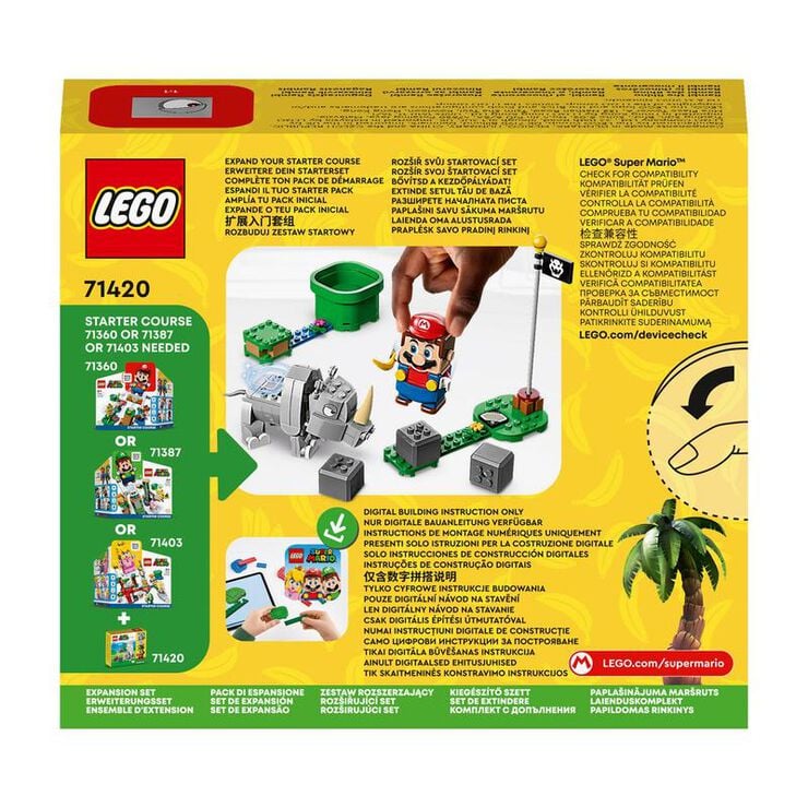 LEGO® Super Mario Set de Expansión: Rambi, el RiNoceronte 71420