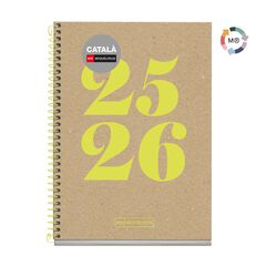 Agenda escolar Miquelrius Activa sem/vista cat 2025-26 Eco Year