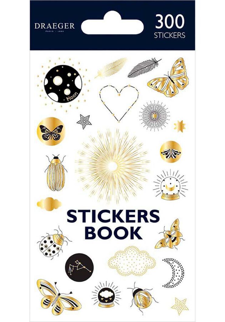 Stickers Draeger dorados 300u