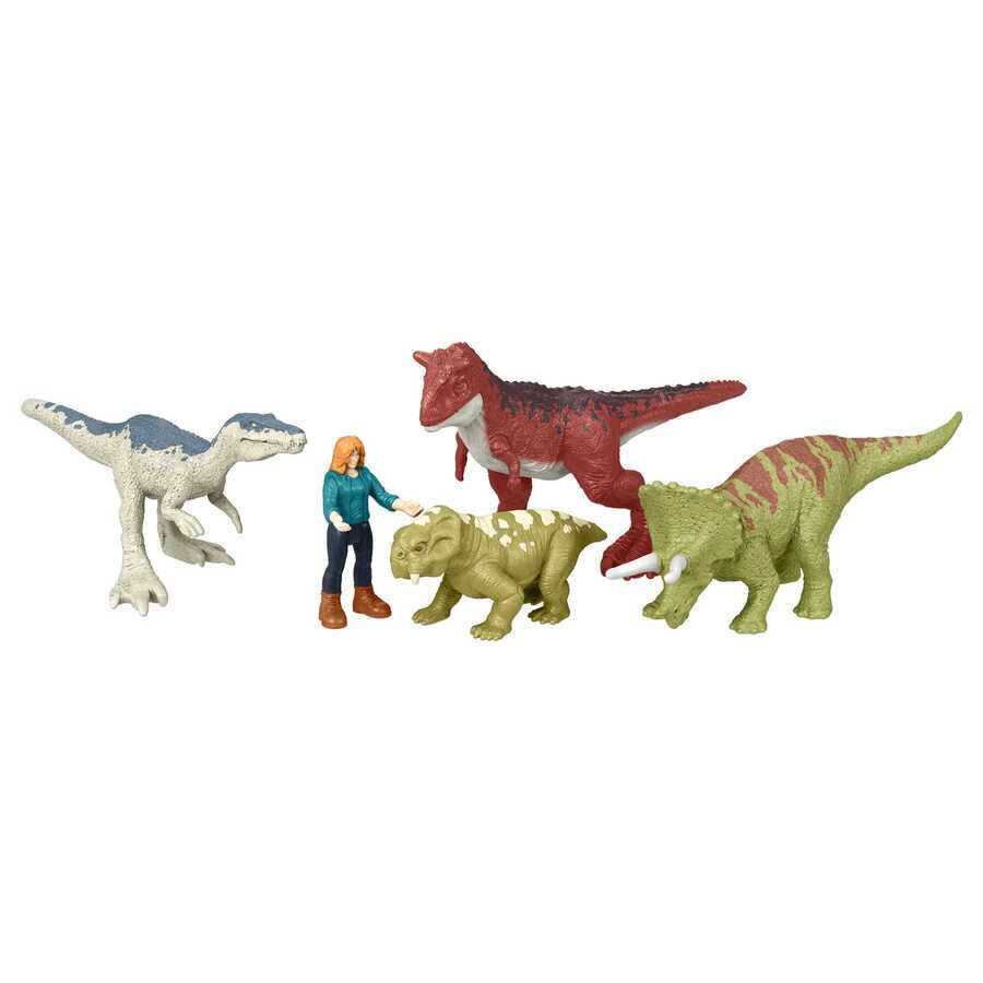 Jurassic World Minis Pack Carnotaurus 4 años Mattel GWP72 dinosaurios de juguete para niños 