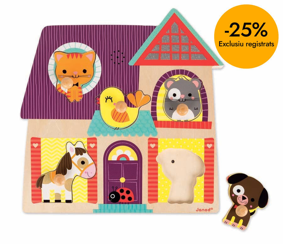 Encaje Sonoro Casita de Animales