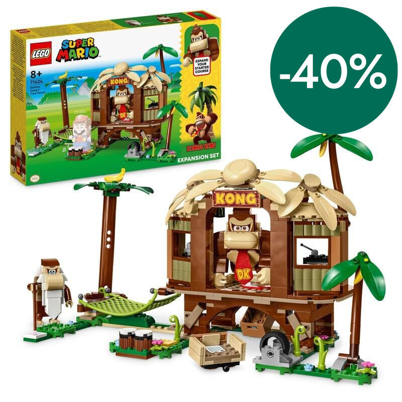 LEGO&reg; Super Mario Set d'Expansi&oacute;: Casa de l'Arbre de Donkey Kong 71424