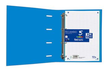 Carpeta Oxford Europeanbinder A4 + recanvi turquesa