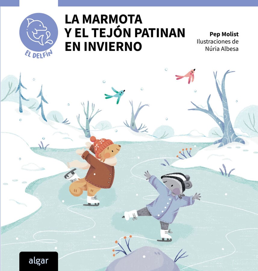 La marmota y el tej&oacute;n patinan en invierno