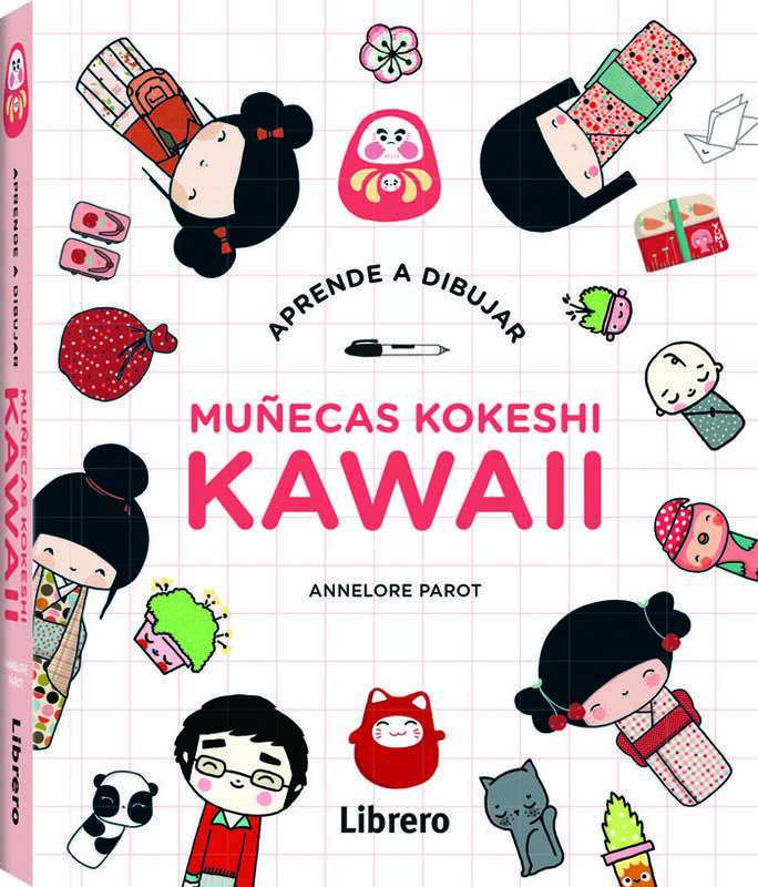 Kawaii mu&ntilde;ecas kokeshi