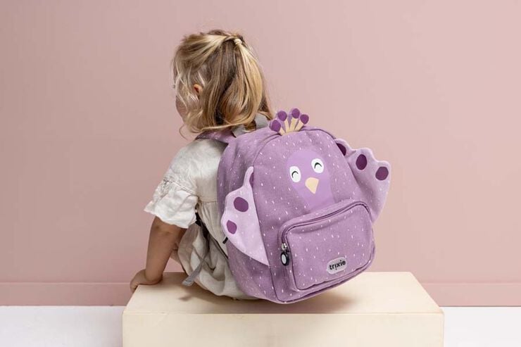 Mochila infantil Trixie Mr. Peacock