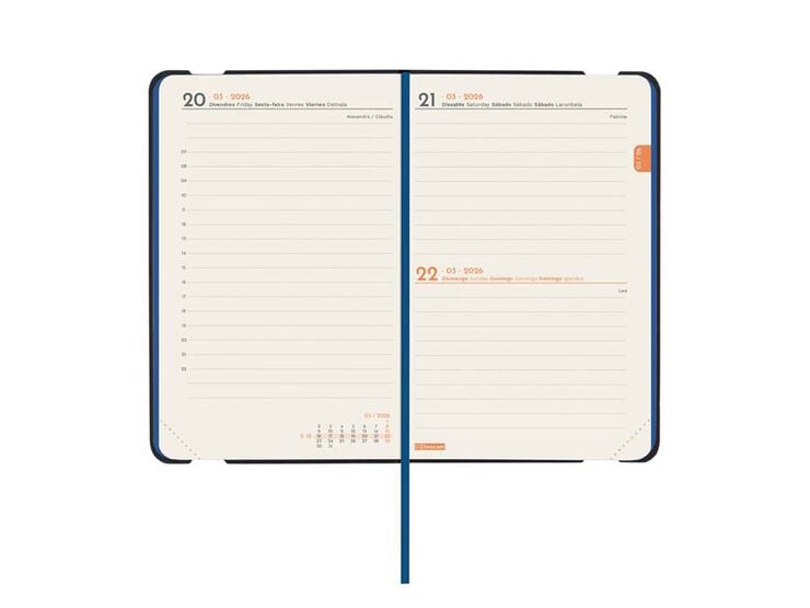 Agenda Finocam Joy F2 día/pág cat 2026 Fiona