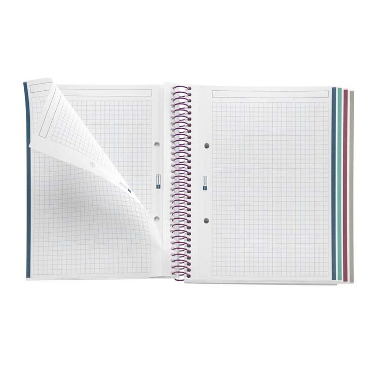 Notebook 4 A5 100 fulls 5x5 Miquelrius Botanical Rosella