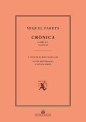 Crònica. Volum III Crònica. Volum III