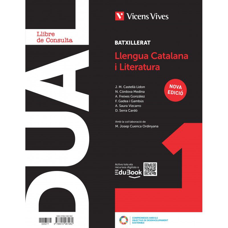 Dual 1. Llengua Catalana i literatura (Llibre consulta + Quadern + Digital)