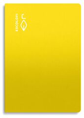 Llibreta grapada Escolofi A4 50 fulls ratlla horitzontal marge groc