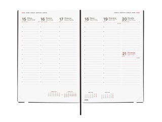 Agenda Finocam Mara Semana Vista Vertical 2027 Catal&aacute;n Negro