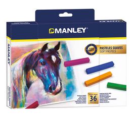 Set Soft pastel Manley 36 colores