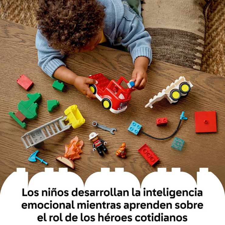 LEGO® DUPLO Town Camió de Bombers amb Mànega i Bombers 10473