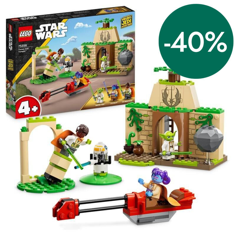 LEGO&reg; Star Wars Templo Tenoo Jedi&trade; con el Maestro Yoda 75358