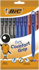 Bolígrafos Bic Bu3 Grip Surtidos 10 unidades