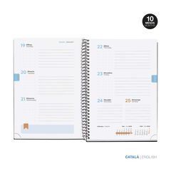 Agenda escolar Miquelrius Plus día/pág cat 2025-26 Serpentina