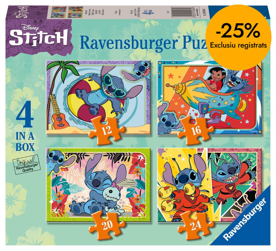 Puzle Progresivo 12-16-20-24 Stitch