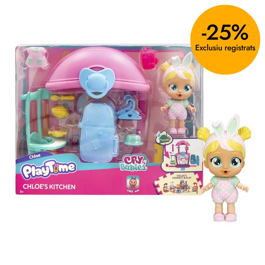 Beb&eacute;s Llorones Playtime Set Cocina Chloe