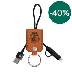 Llavero con cargador Mr. Wonderful Papá vale para todo
