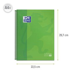 Notebook 1 A4 Tapa Extradura 80H 5X5 Oxford Verde