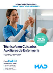 T&eacute;cnico en Cuidados Auxiliares de Enfermer&iacute;a del Servicio de Salud del Principado de Asturias. Test del temario