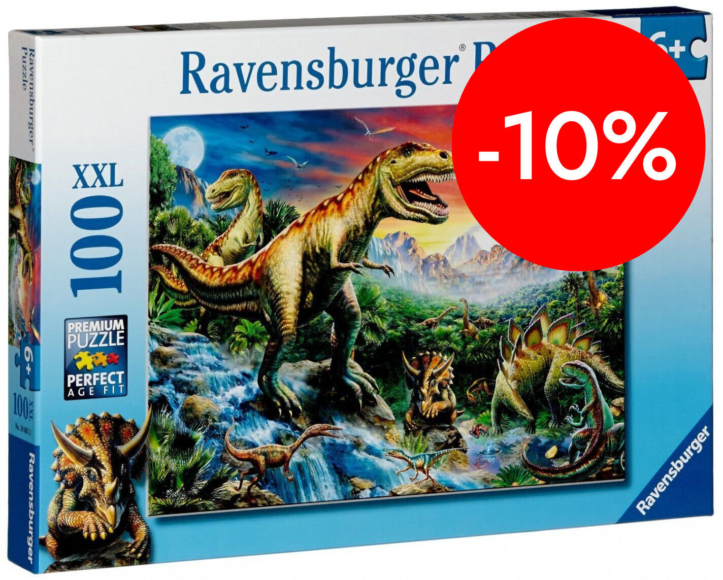 Puzle 100 peces dinosaures