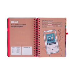 Agenda Mr. Wonderful Peque&ntilde;a Semana Vista Castellano Aesthetic 2027
