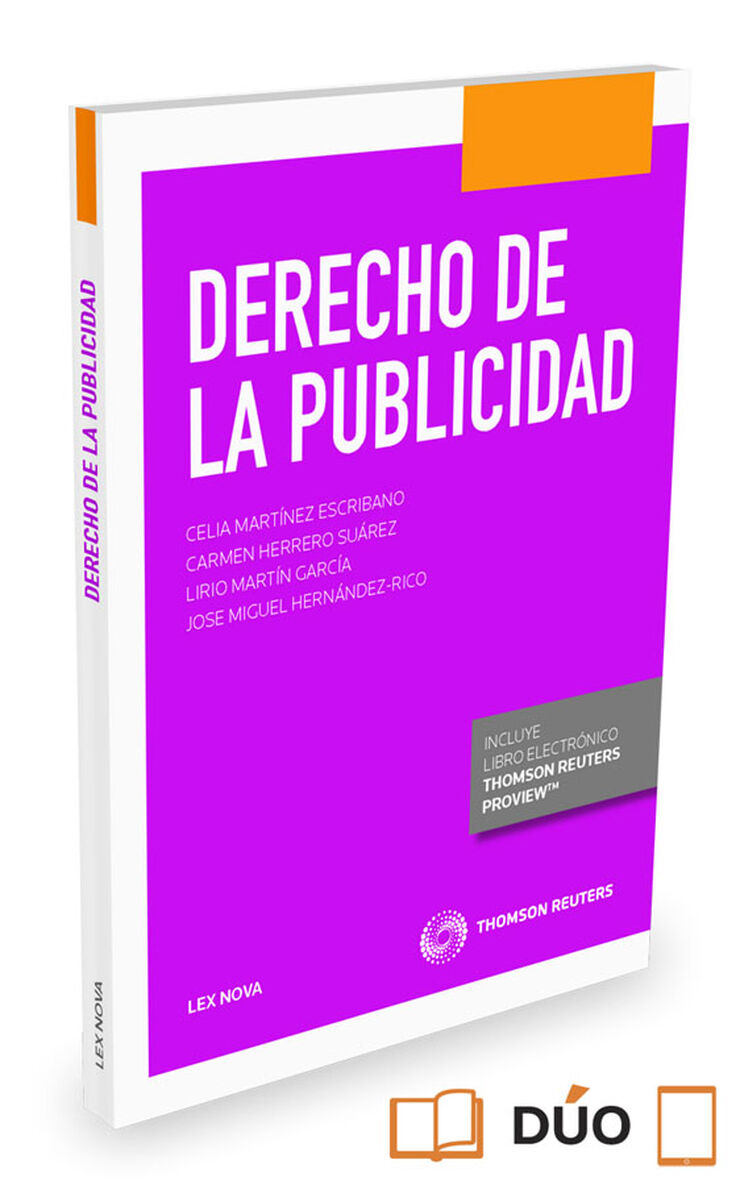 Derecho de la publicidad (Papel + e-book)