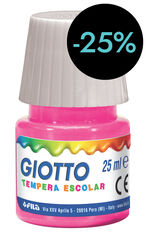 Tèmpera Giotto Estoig amb pinzell 6 colors