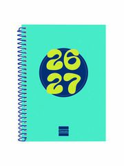 Agenda Escolar Finocam Cool 1/8 Sem/Vista Catal&aacute;n 2026-27 Azul