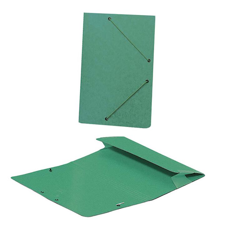 Carpeta gomas y bolsa Folio Senfort verde