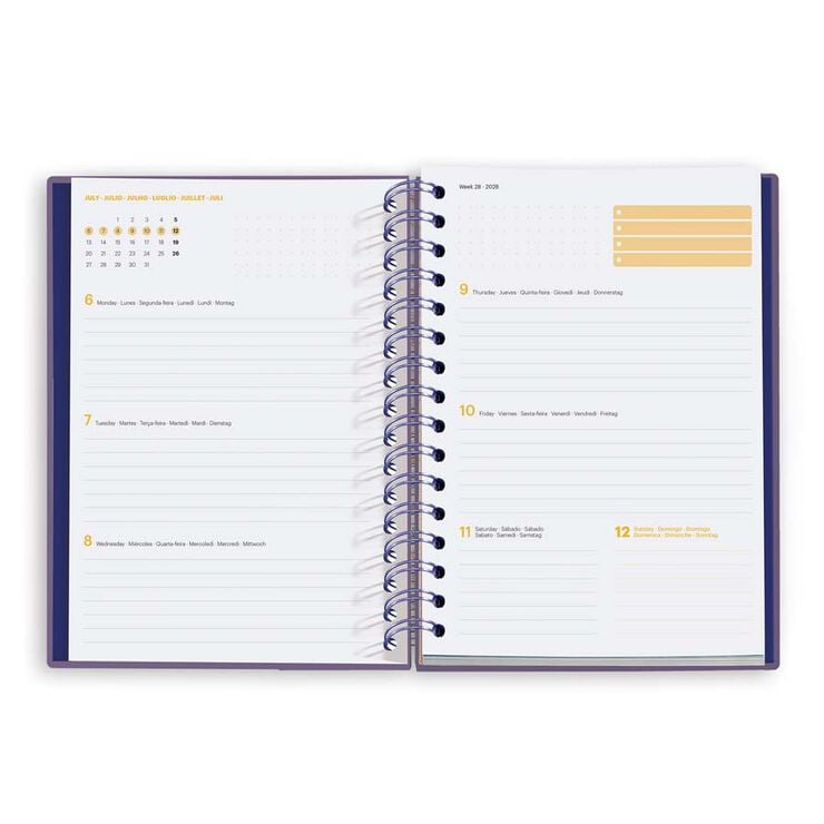 Agenda Miquelrius Plus W-O setm/vista mult 2026 Marf Dualidad