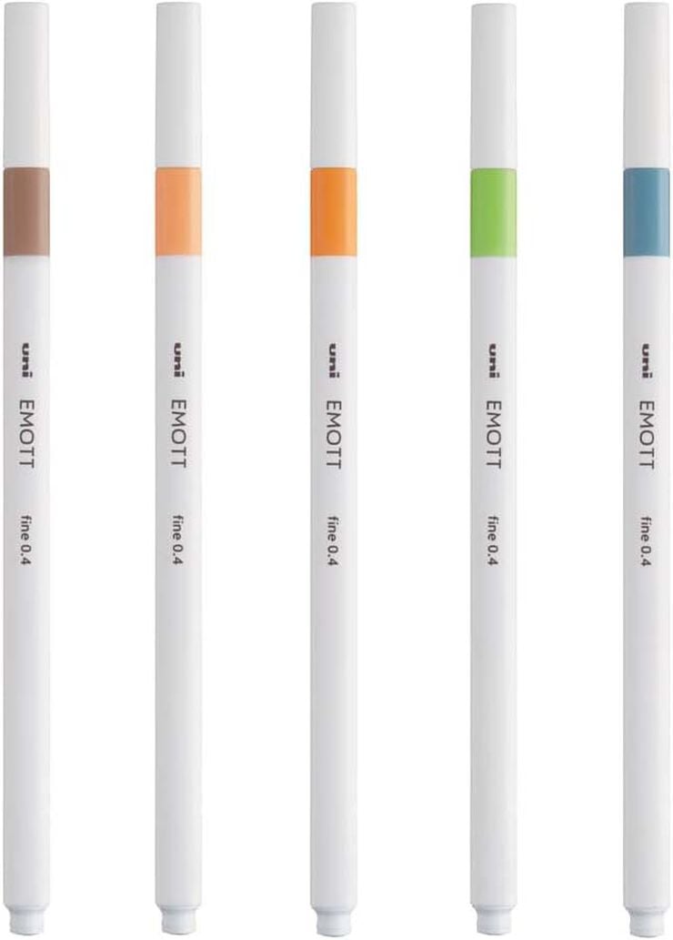Rotuladores Emott Uni-Ball Emott 5 colores Natural