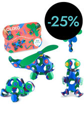 Construcció Magnètica Clixo Crew blau 30 peces