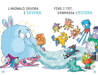 Aprendre a llegir a l'Escola de Monstres 1 - Una mascota trapellota
