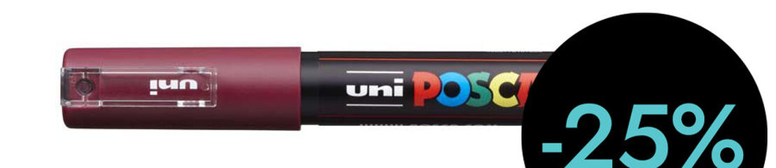 Rotulador Posca PC-1M 0,7mm vino