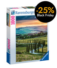 Puzle 1000 piezas Valle de Orcia-Toscana