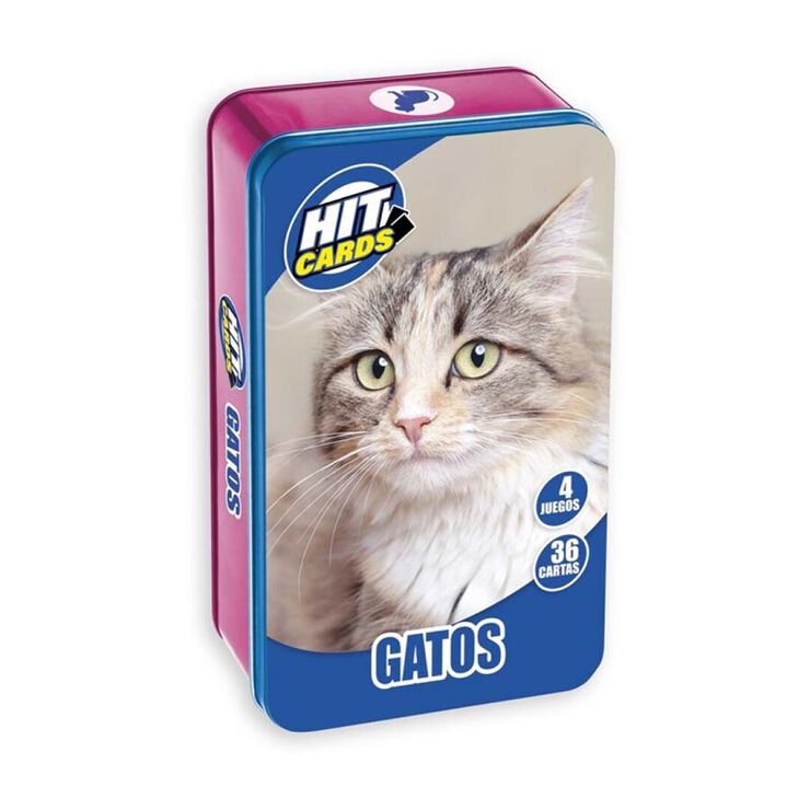 Hit Cards Gatos - Caja de metal