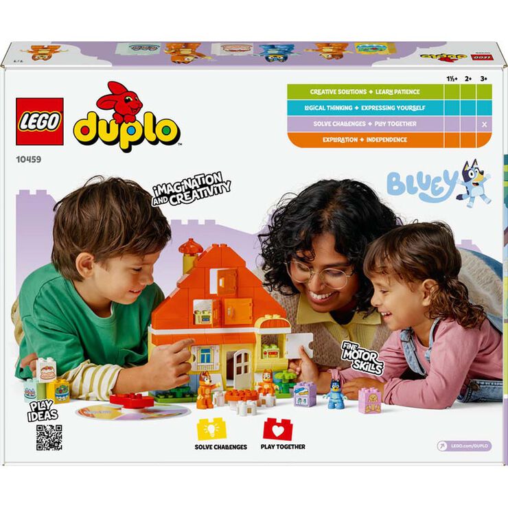 LEGO® DUPLO Bluey Casa Familiar de la Bluey amb Joc de Memòria 10459