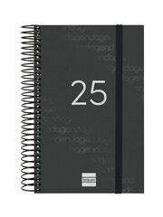 Agenda Finocam Year E5 día/pág cat 2025 negro
