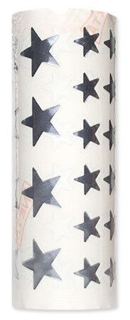 Gomets Estrella rotlle plata