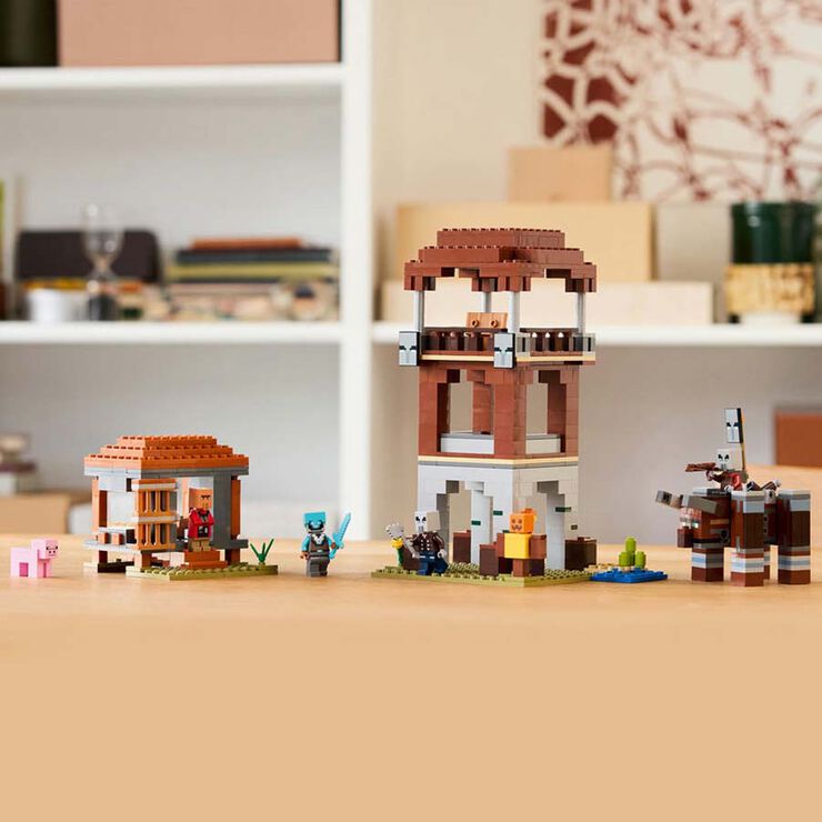 LEGO® Minecraft El Campament dels Salvatges i el Devastador 21278