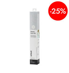 Vinilo Smart Iron-On 33x91cm plata glitter