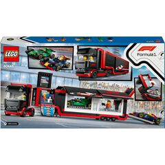 LEGO® LEGO City Camión de F1® con Coches de F1® RB20 y AMR24 60445